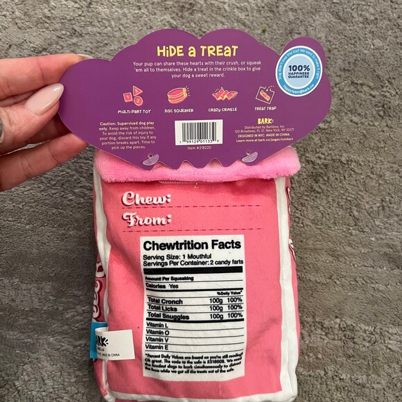 Bark Sweet Barks Dog Toy NEW - Picture 5 of 5